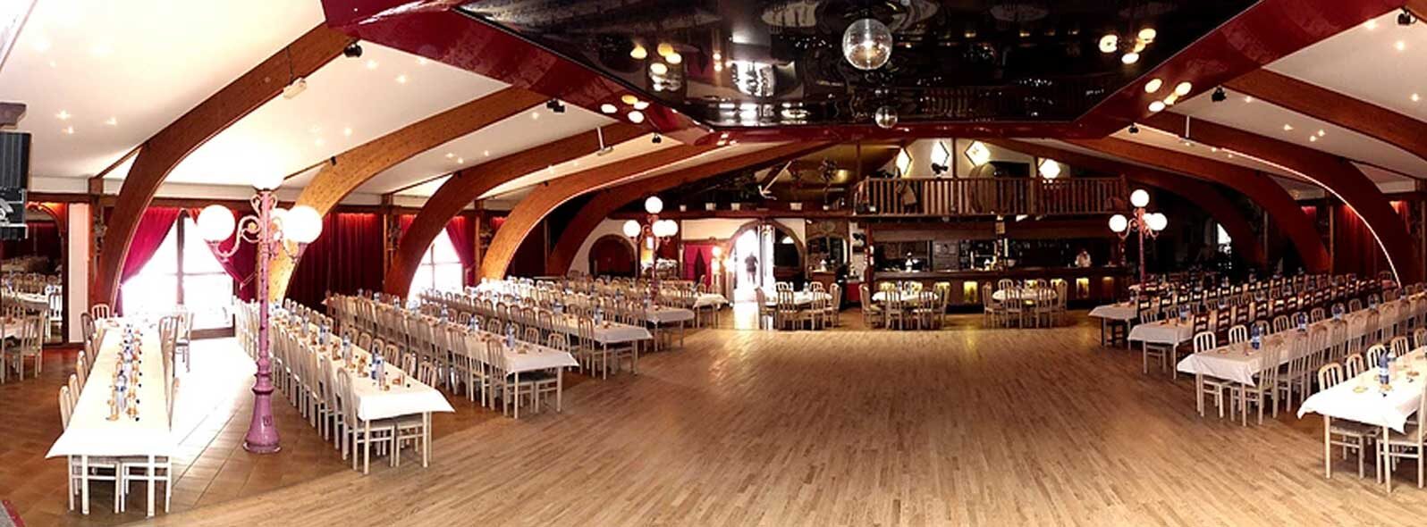 La salle de restaurant de La Croisette d'Hérival